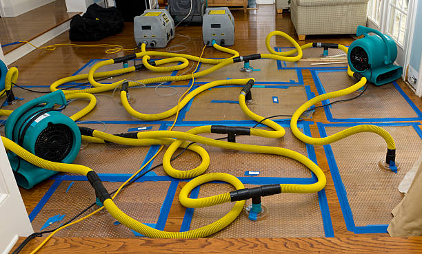 Professional Crawl Space Water Removal technician working in Rugby, ND